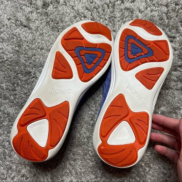 Vionic agile Hydra active slip on shoes sz 9 purple orange animal print sneaker - Picture 5 of 9